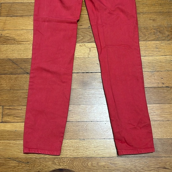 Tory Burch Emmy Ankle Skinny Jeans in Ruby Red, size 24 - Picture 14 of 16